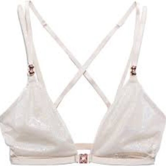 Savage x Fenti gathered Mesh Strappy Bralette - Semi Sheer - Picture 1 of 6